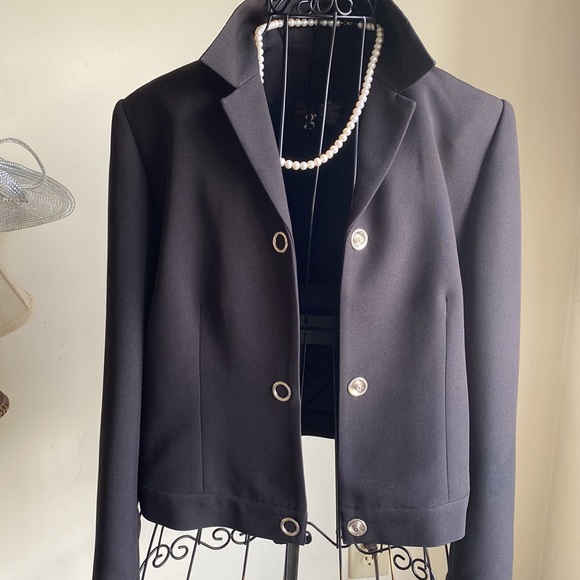 Women size 6p Snap Front Jacket - Picture 4 of 6